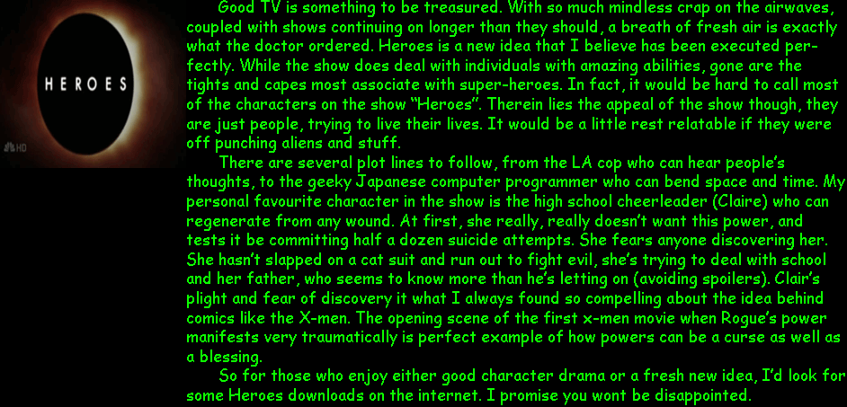 Heroes Review